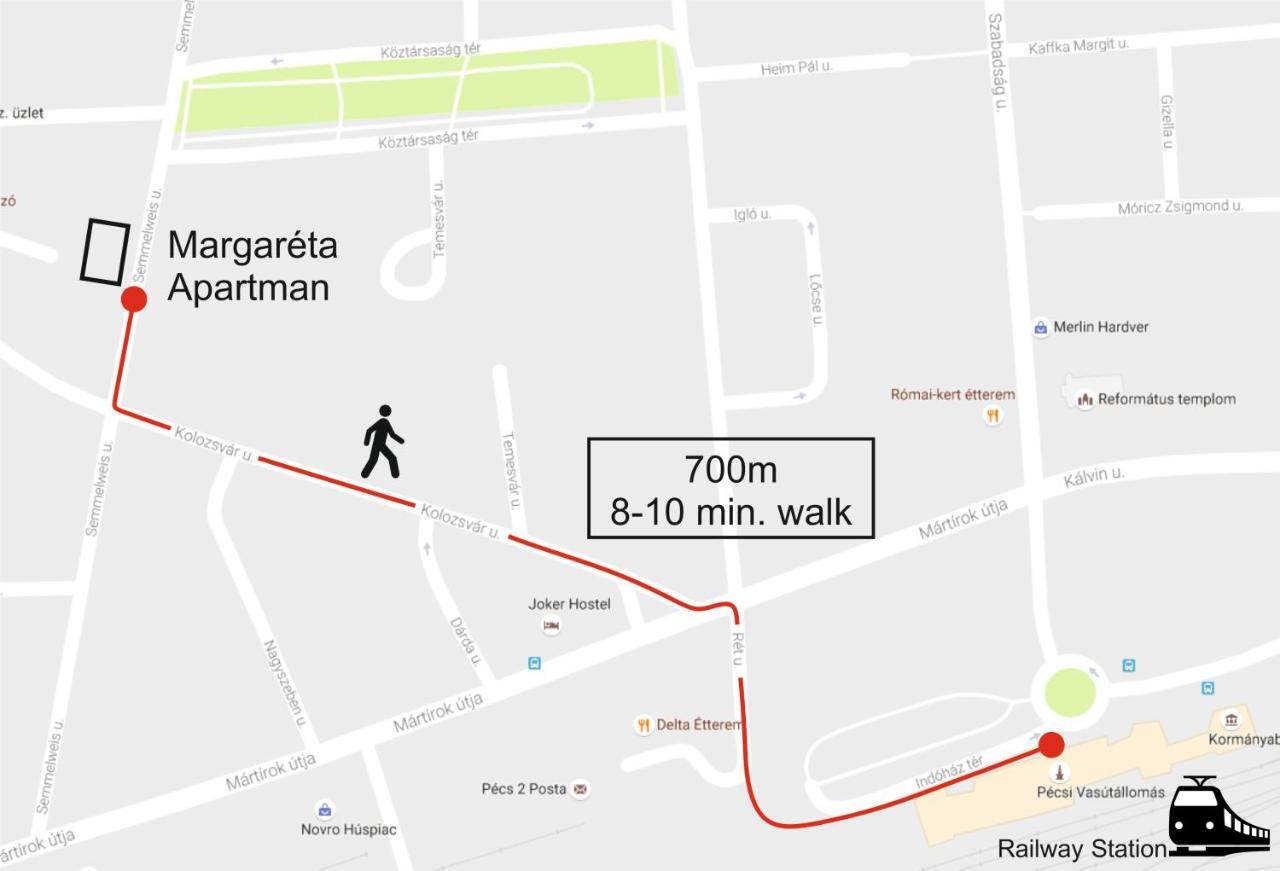 Margareta Apartman Pecs Ngoại thất bức ảnh